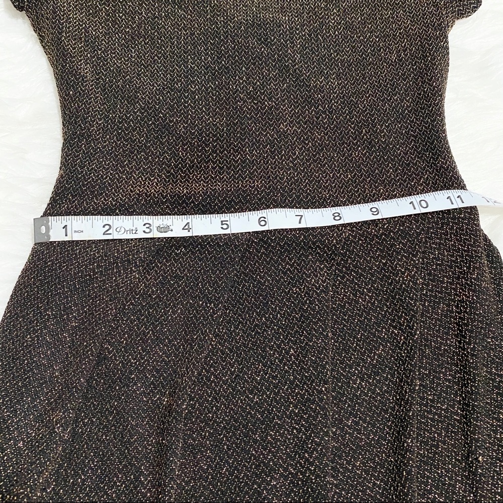 B.DARLIN Gold Glittery Dress - Picture 4 of 8